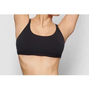 Nwt SKIMS Scoop Black Bra Noir 3x